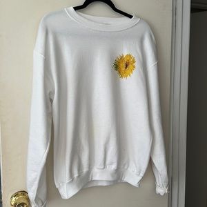 Van Gogh Sunflower Crewneck Sweatshirt